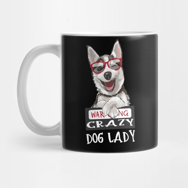 Warning Crazy Dog Lady Design by FilsonDesigns